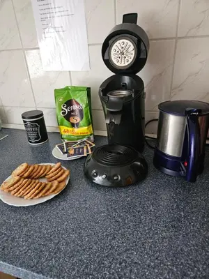 Kaffee-/Teezubehör in der Unterkunft Zimmervermietung Freiberg Zentrum