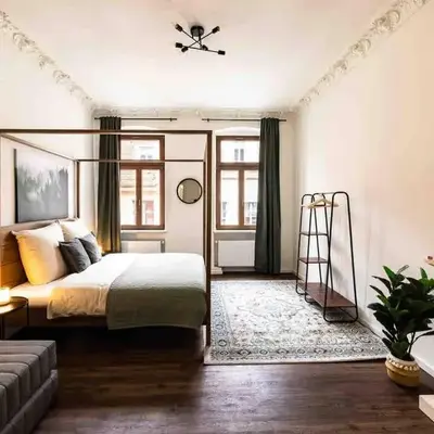 Design Altstadtperle mit 2 Schlafzimmer- 6 Personen-Waschmaschine - Parkplatz-Infrarotkabine