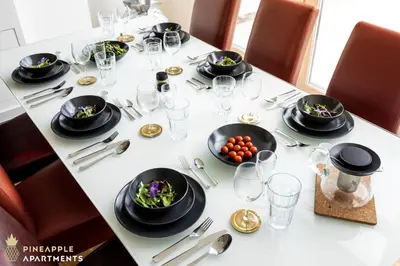 Essen in der Ferienwohnung oder in der Nähe