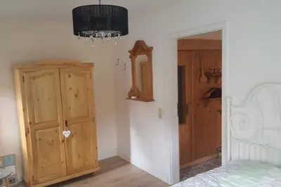 Ein Bett oder Betten in einem Zimmer der Unterkunft Großes Charmantes Ferienhaus in Nassau