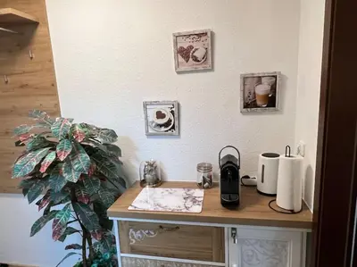 Küche/Küchenzeile in der Unterkunft Cozy Suite Dresden