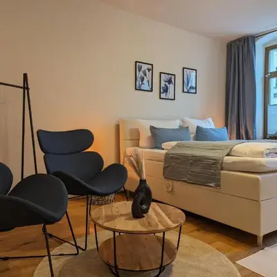 Royal Apart Chemnitz 1 - Terrasse nahe Zeisigwald