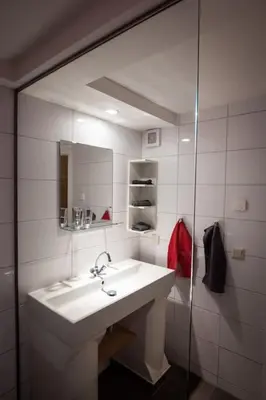 Ein Badezimmer in der Unterkunft FERIEN-LOFT