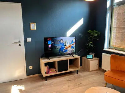 TV/Unterhaltungsangebot in der Unterkunft K2-Project - Blaues Wunder - Smarthome am Kaßberg