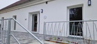 Ein Balkon oder eine Terrasse in der Unterkunft Ferienwohnungen SATKULA