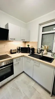 Küche/Küchenzeile in der Unterkunft Best Place to Stay - Dresden