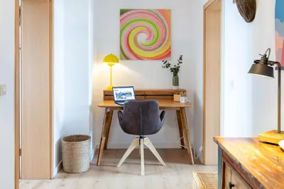 Grundriss der Unterkunft Schloßberg-Domizil mit Weitblick - Arbeitsplatz, Balkon, Netflix, Badewanne & Yogamatte