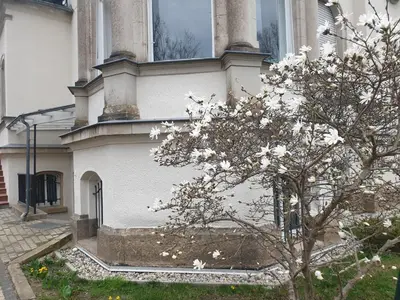 Das Gebäude in dem sich die Ferienwohnung befindet