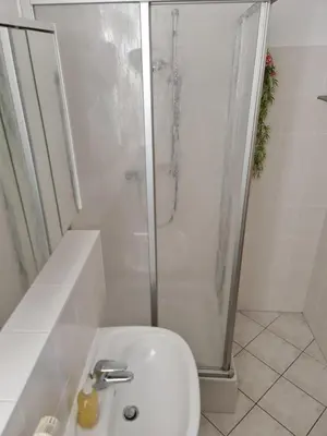 Ein Badezimmer in der Unterkunft Ferienwohnung Dippoldiswalde