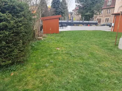Ein Garten an der Unterkunft Ferienwohnung Dippoldiswalde