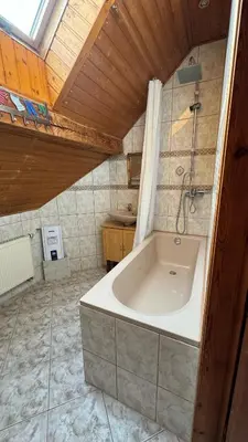 Ein Badezimmer in der Unterkunft Lausitzhof