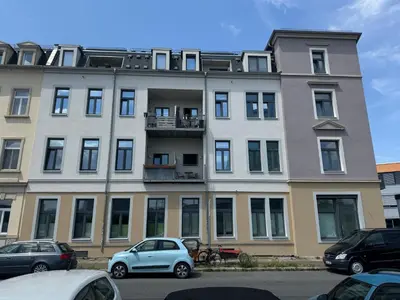 Das Gebäude in dem sich die Ferienwohnung befindet