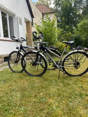 Radfahren an der Unterkunft Ferienhaus am weißen Adler oder in der Nähe
