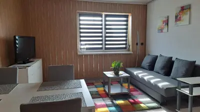 TV/Unterhaltungsangebot in der Unterkunft Ferienhaus „Zum alten Fröhlich“