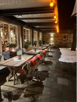 Ein Sitzbereich in der Unterkunft Hotel Ettrich & Elbresort Rathen