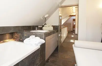 Küche/Küchenzeile in der Unterkunft Hotel Ettrich & Elbresort Rathen