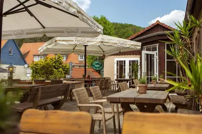 Das Gebäude in dem sich das Hotel befindet