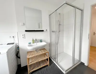 Küche/Küchenzeile in der Unterkunft Luxury 3 Room Chemnitz