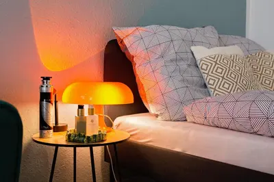 Ein Bett oder Betten in einem Zimmer der Unterkunft ‣ Tschaikowski Suite #Chemnitz