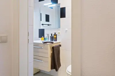 Ein Badezimmer in der Unterkunft ‣ Tschaikowski Suite #Chemnitz