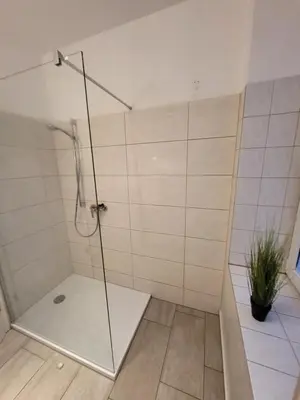 Ein Badezimmer in der Unterkunft City Apartment Bischofswerda Holliday and Work