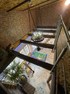 Ein Etagenbett oder Etagenbetten in einem Zimmer der Unterkunft Buri`s Seenlandhaus