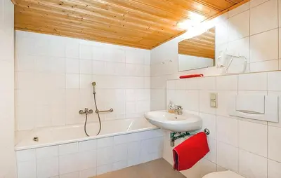 Ein Badezimmer in der Unterkunft Ferienwohnung Neuhausen