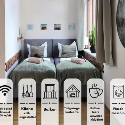 mayhome - das STRANDLOFT schönes Studioapartment mit Balkon