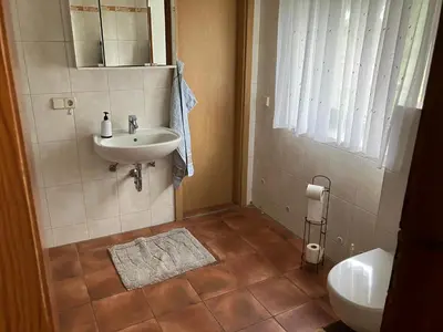 Ein Badezimmer in der Unterkunft Landhof Lindner