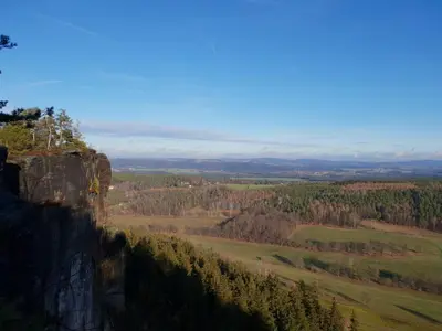Naturlandschaft in der Nähe der Ferienwohnung