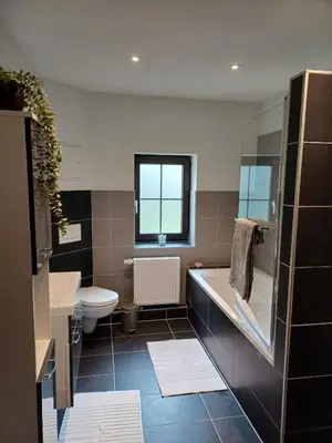 Ein Badezimmer in der Unterkunft Ferienwohnung Krokus