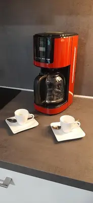Kaffee-/Teezubehör in der Unterkunft Ankes Fewo im Wohnpark Uninah in Freiberg