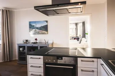 Küche/Küchenzeile in der Unterkunft Ahornallee - Erzgebirge