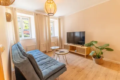 TV/Unterhaltungsangebot in der Unterkunft Ferienwohnung zur Burg