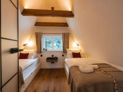 Ein Bett oder Betten in einem Zimmer der Unterkunft Dream view Comfortable holiday residence