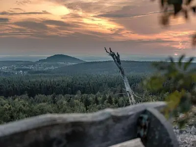 Naturlandschaft in der Nähe des Ferienhauses