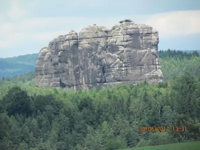 Naturlandschaft in der Nähe des Ferienhauses
