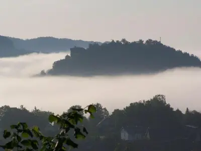 Naturlandschaft in der Nähe des Ferienhauses
