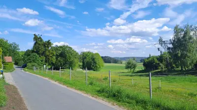 Naturlandschaft in der Nähe des Ferienhauses