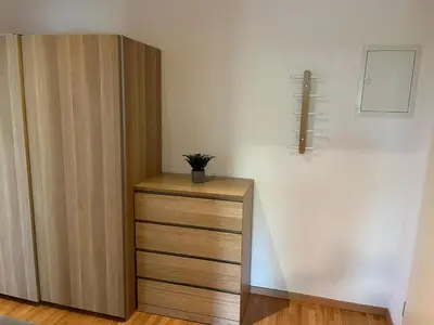 Grundriss der Unterkunft Apartment Leuben - Stylisch - Balkon - Küche