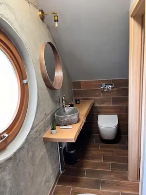 Ein Badezimmer in der Unterkunft Ferienhaus Katharina