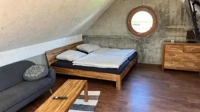 Ein Bett oder Betten in einem Zimmer der Unterkunft Ferienhaus Katharina