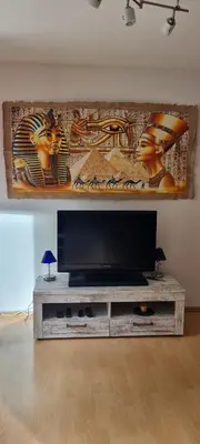 TV/Unterhaltungsangebot in der Unterkunft Zeisigwaldstube