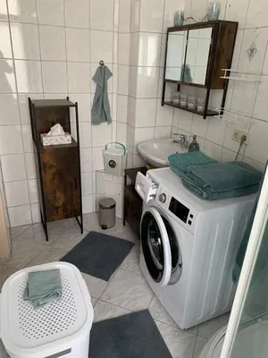 Ein Badezimmer in der Unterkunft Ferienwohnung am Tivoli