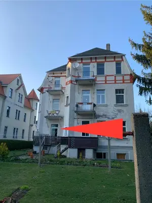 Das Gebäude in dem sich die Ferienwohnung befindet