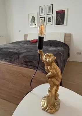 Ein Bett oder Betten in einem Zimmer der Unterkunft Ferienwohnung Am Kiessee Birkwitz