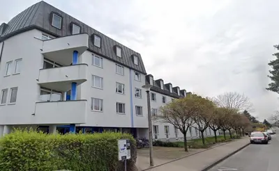 Das Gebäude in dem sich die Ferienwohnung befindet