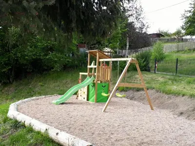 Ein Kinderspielbereich in der Unterkunft I 