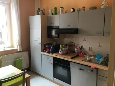 Küche/Küchenzeile in der Unterkunft Ferienwohnung Ulbricht