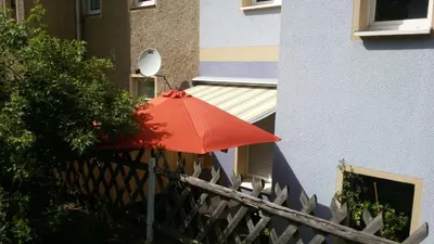 Das Gebäude in dem sich die Ferienwohnung befindet